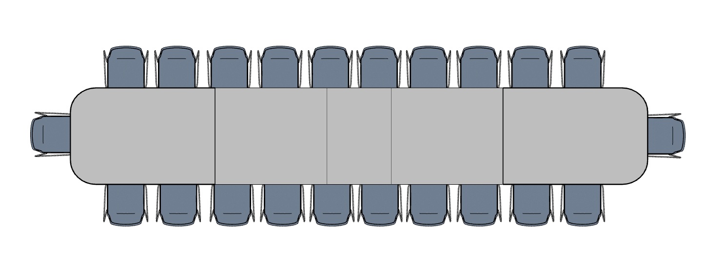 Jednací stůl ATE 140X717 SUNRISE SPRÁVNĚ OPRAVENO